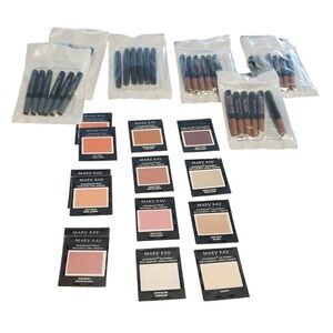 Mary Kay Lot of Eye Liner, Blush, Eye Shadow Samples Bundle Makeup NIP